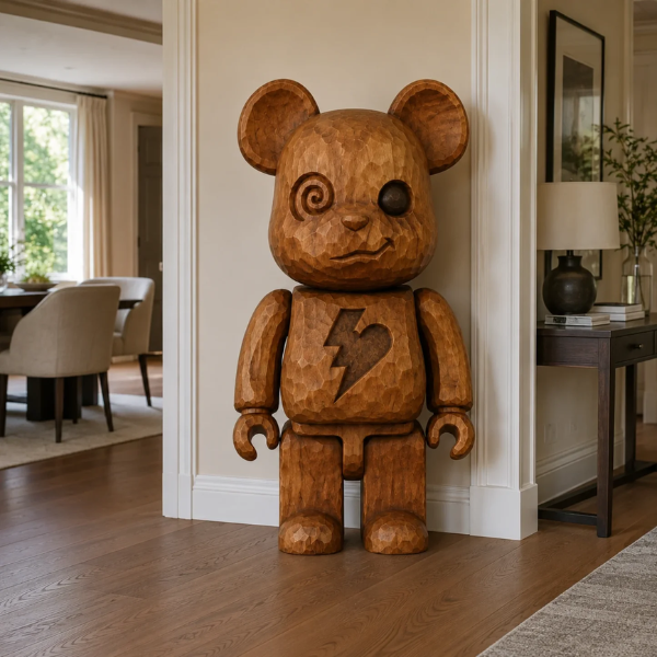 Large wooden sculpture