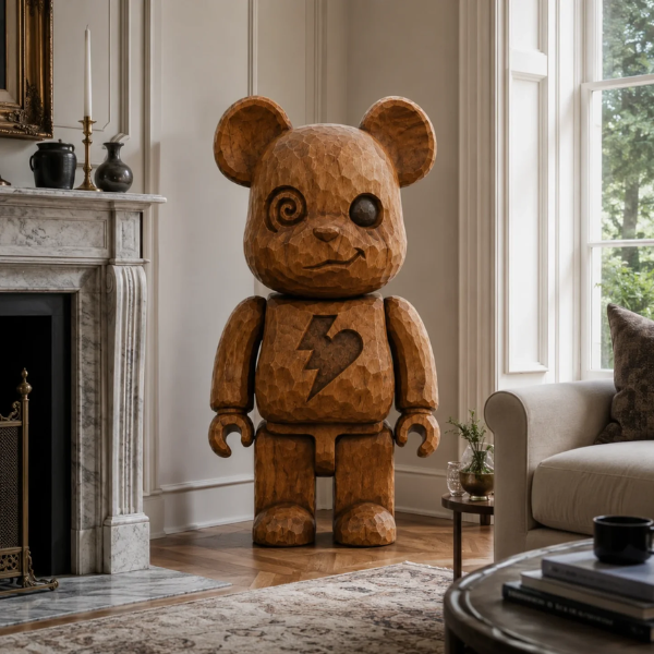 Large wooden sculpture