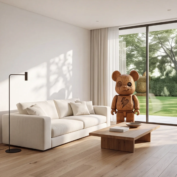 Large wooden sculpture